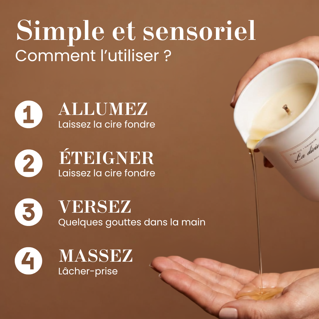 La Divine Marine bougie de soin corporel