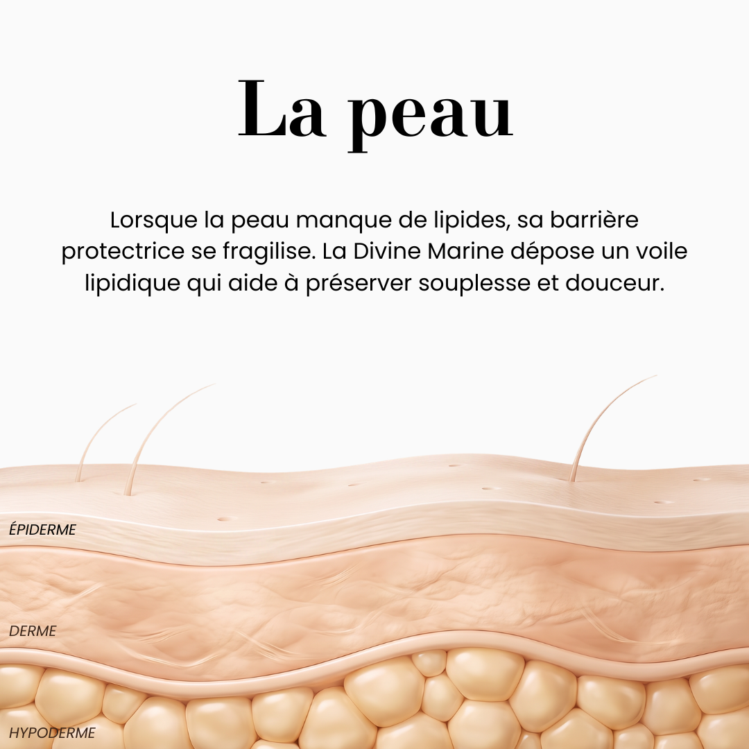 La Divine Marine bougie de soin corporel