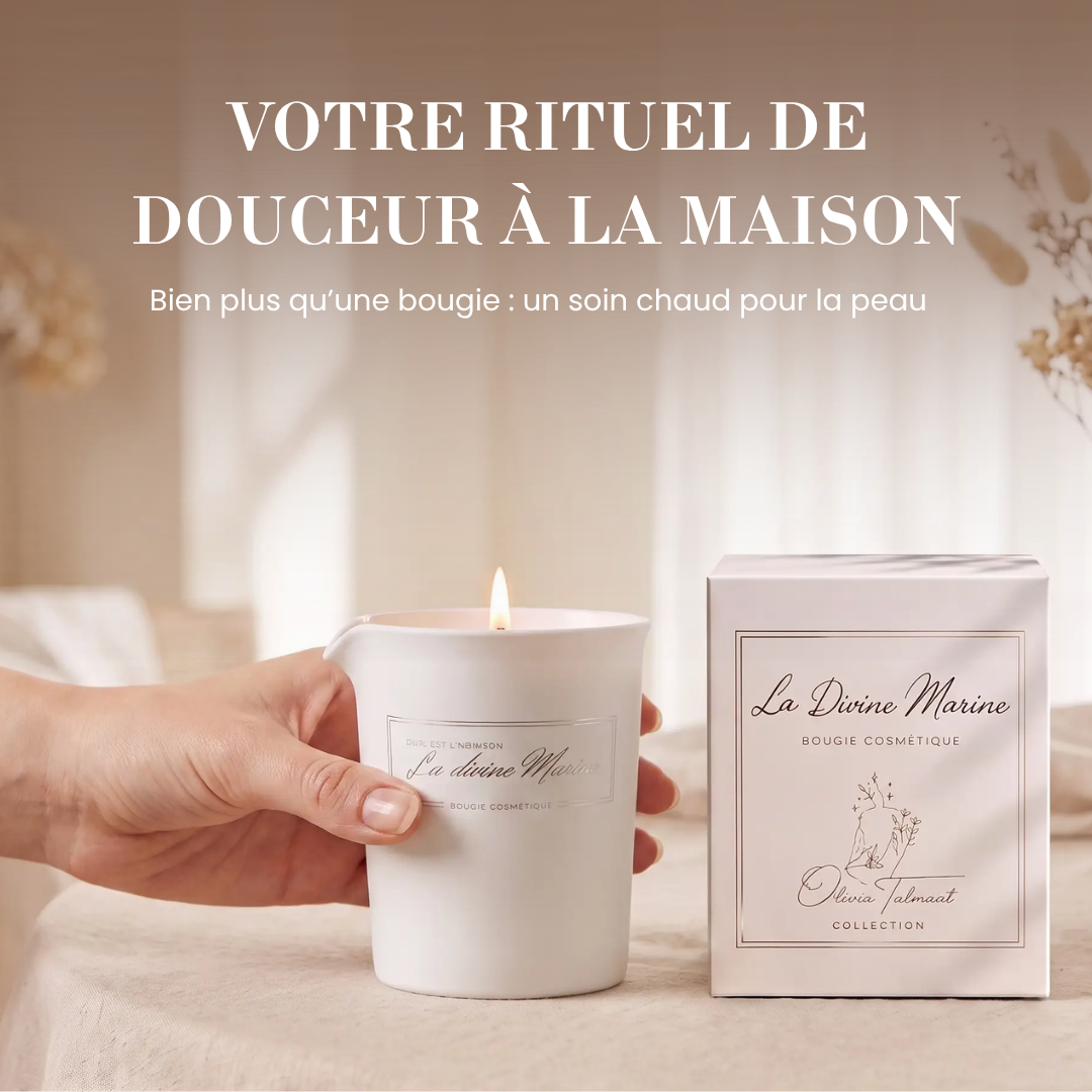 La Divine Marine bougie de soin corporel