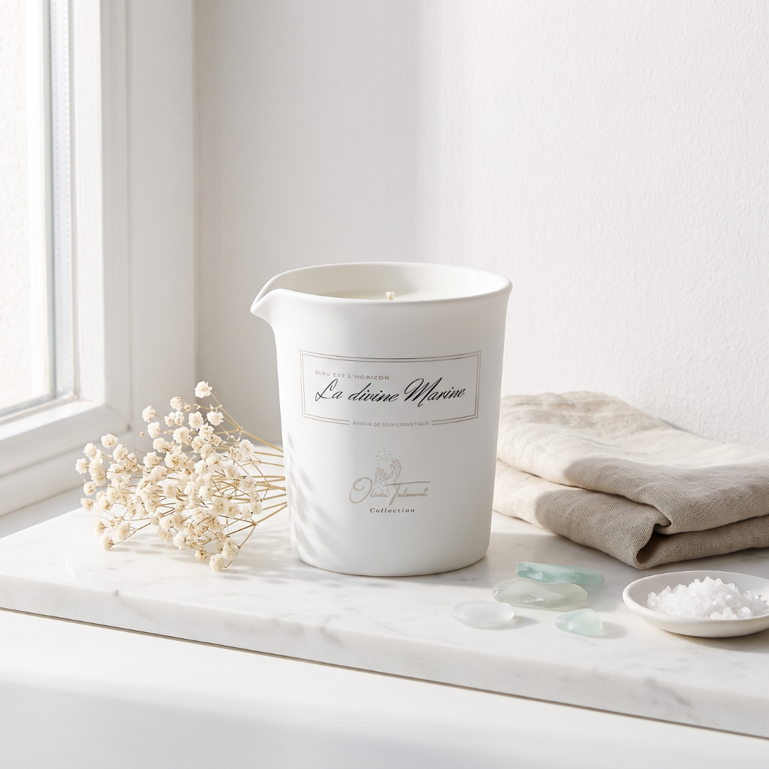La Divine Marine bougie de soin corporel