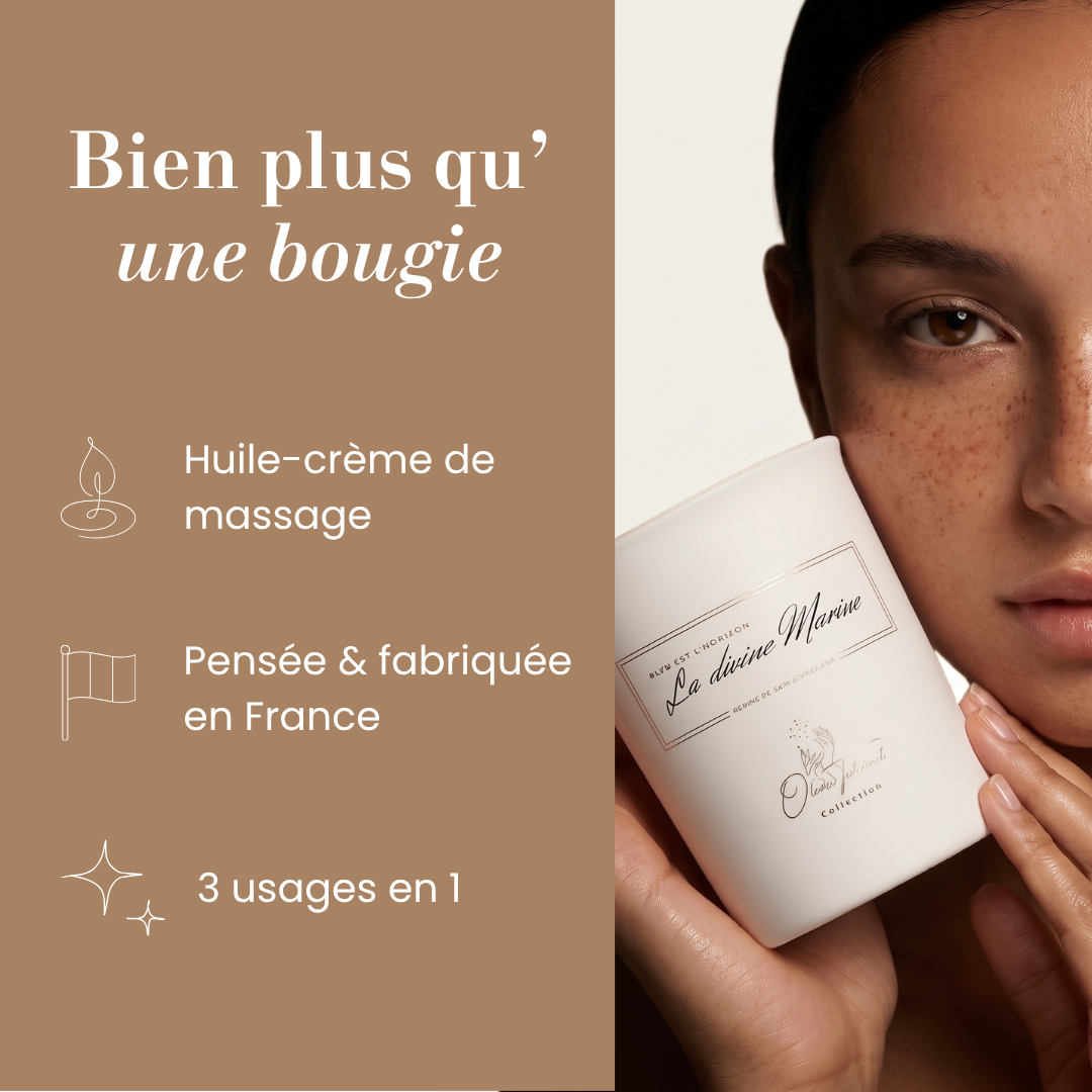 La Divine Marine bougie de soin corporel